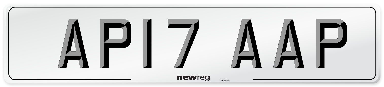 AP17 AAP Number Plate from New Reg